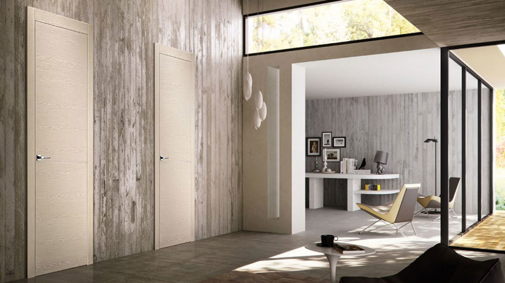 Loft moderno porte in legno