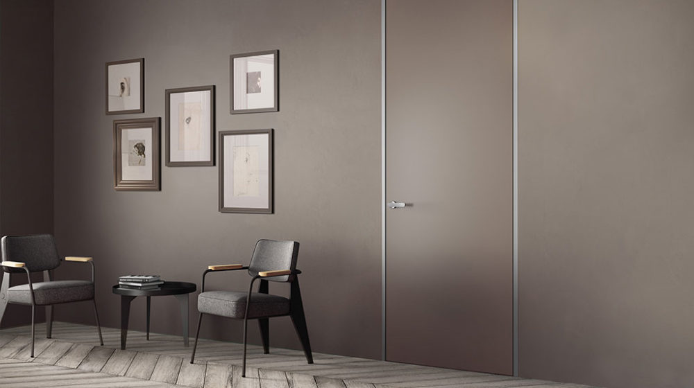 Concept porta senza infisso